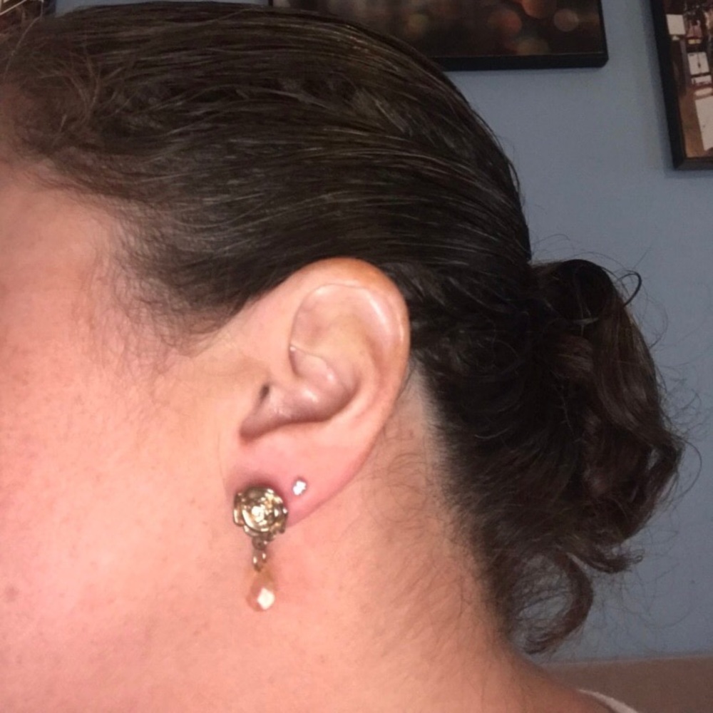 Women’s flower earrings